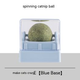 Catnip Ball Cat Happy Ball Self-Hi Relieving Stuffy Supplies (Color: Blue)
