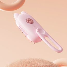 Pets Electric Spray Comb For Cats And Dogs Pet Products (Option: Pink-Color Box English Packaging-USB)