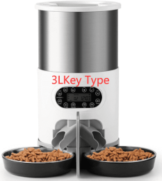 Automatic chqiue pet feeder (Option: 3LKey Type-AU)