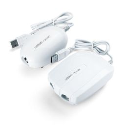 Aquarium AirPump Mini Compressor Single And Double Outlet Aquarium Aquarium Fish Tank OxygenPump (Option: White-Aeration pump LH205)