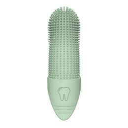 Silicone Cat And Dog Toothbrush (Option: Green-Finger set toothbrush)