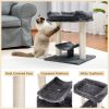 Indoor Small Cat Tree with Pad Fully Wrapped Scratching Posts