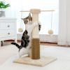 Indoor Small Cat Tree with Pad Fully Wrapped Scratching Posts