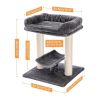 Indoor Small Cat Tree with Pad Fully Wrapped Scratching Posts
