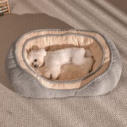 Kennel Four Seasons Universal Small And Medium-sized Dogs Dog Bed Dog Mat (Option: Gray-M)