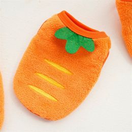 Pet Dog Winter Warm Carrot Clothes (Option: Puppy Orange Carrot-XL)