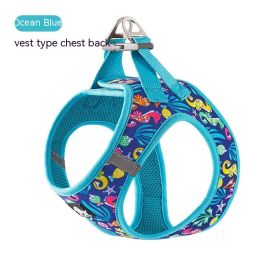 Fashion Small Dog Teddy Vest (Option: Underwater World-L)