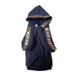 Cotton Pet Dog Webbing Clothes (Option: Black-XL)