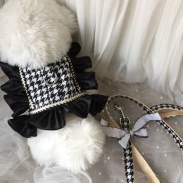 Dog Vest Hand Holding Rope Clothes Chest Strap (Option: Black-XL)